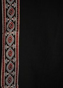 Ajrakh Black Circle Multi Colours-1