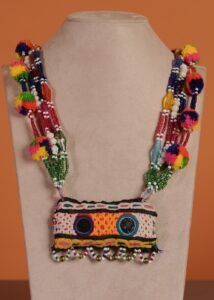 Kutch Glasswork Rectangle Pendant Chain 1-1