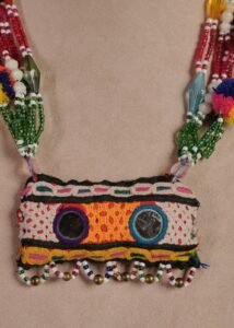 Kutch Glasswork Rectangle Pendant Chain 1-2
