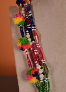 Kutch Glasswork Rectangle Pendant Chain 1-3