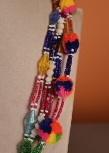 Kutch Glasswork Rectangle Pendant Chain 1-4
