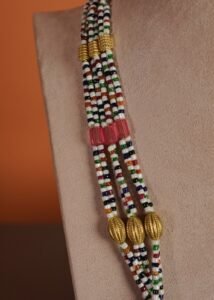 Kutch Glasswork Rectangle Pendant Chain 14-1