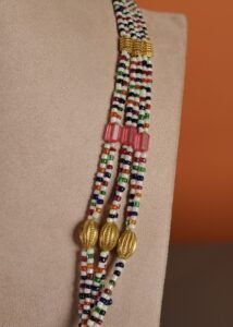 Kutch Glasswork Rectangle Pendant Chain 14-4