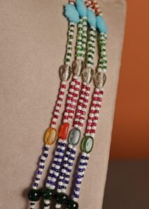 Kutch Glasswork Rectangle Pendant Chain 16-2