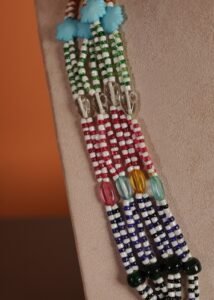 Kutch Glasswork Rectangle Pendant Chain 16-3