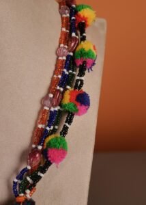 Kutch Glasswork Rectangle Pendant Chain 2-1