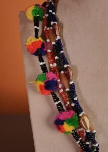 Kutch Glasswork Rectangle Pendant Chain 2-2