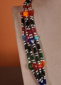 Kutch Glasswork Rectangle Pendant Chain 3-4