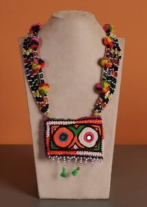 Kutch Glasswork Rectangle Pendant Chain 5-1