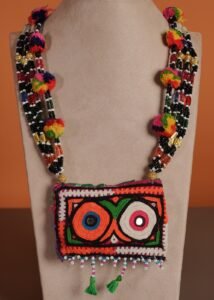 Kutch Glasswork Rectangle Pendant Chain 5-2