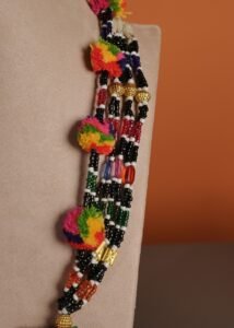 Kutch Glasswork Rectangle Pendant Chain 5-3