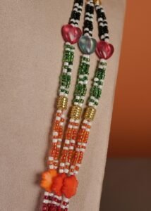 Kutch Glasswork Rectangle Pendant Chain 6-4