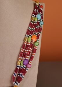 Kutch Glasswork Rectangle Pendant Chain 7-3