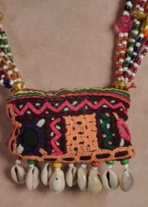 Kutch Glasswork Rectangle Pendant Chain 8-2