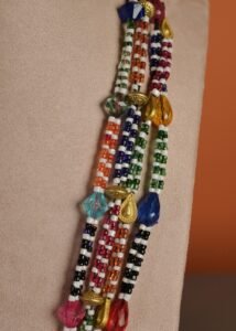Kutch Glasswork Rectangle Pendant Chain 8-4