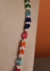 Kutch Glasswork Rectangle Pendant Chain 9-4