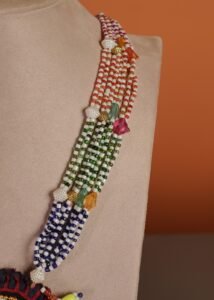 Kutch Glasswork Round Pendant Chain 1-2