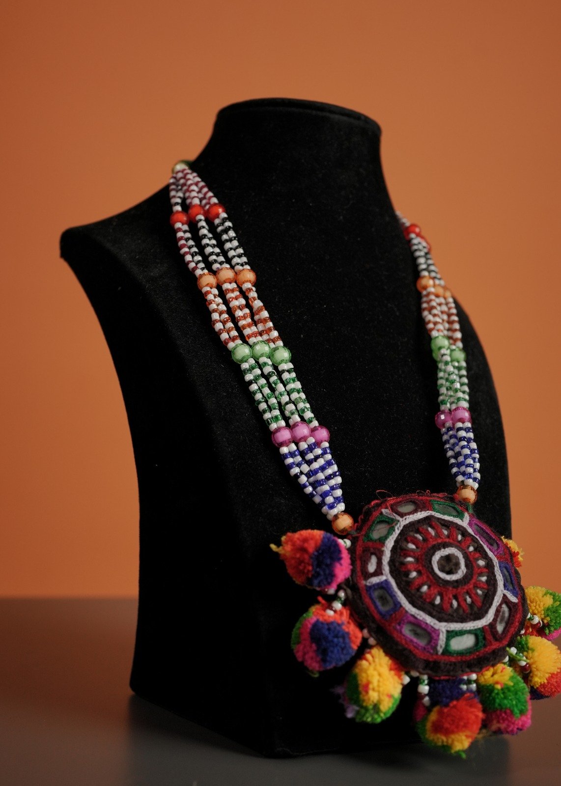 Second image of Kutch Glasswork Round Pendant Chain