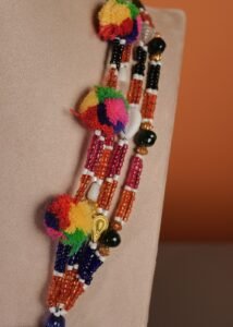 Kutch Glasswork Square Pendant Chain 1-2