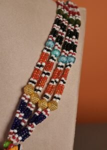 Kutch Glasswork Square Pendant Chain 4-4