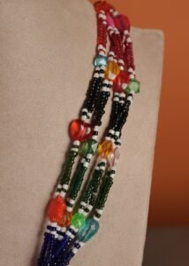 Kutch Glasswork Square Pendant Chain 5-1