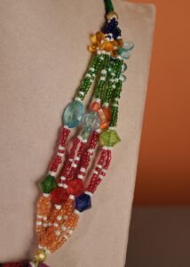 Kutch Glasswork Square Pendant Chain 6-3
