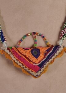 Kutch Glasswork Triangle Pendant Chain 2-1