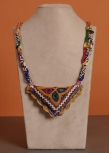 Kutch Glasswork Triangle Pendant Chain 3-1