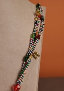 Kutch Glasswork Triangle Pendant Chain 4-4