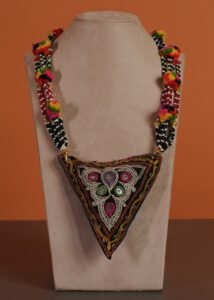 Kutch Glasswork Triangle Pendant Chain 5-4