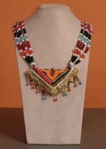 Kutch Glasswork Triangle Pendant Chain 6-3
